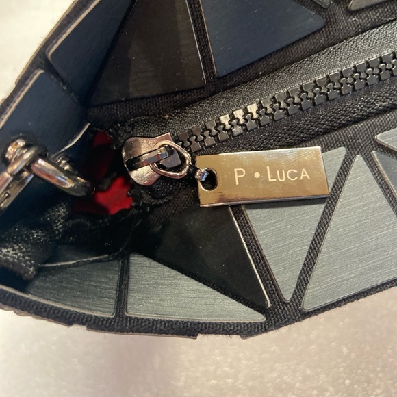 Patricia Luca ( P•Luca) Black Geometric Mini Bag - Picture 3 of 9